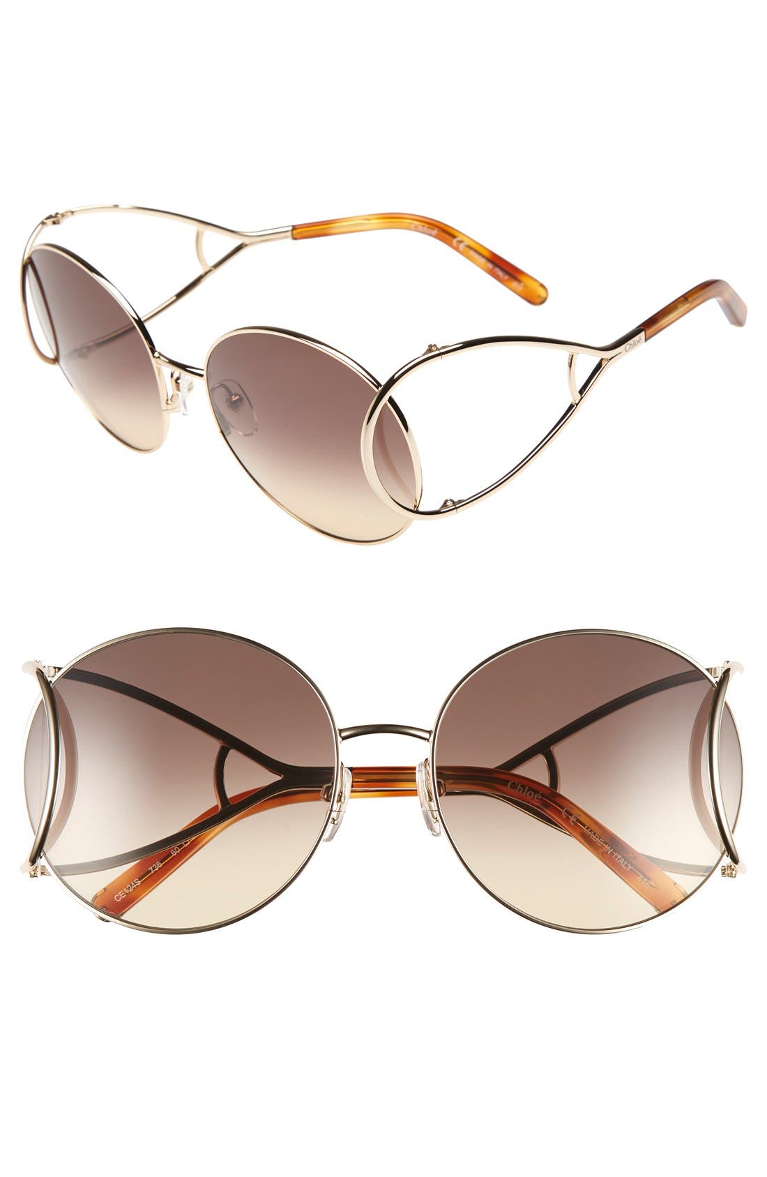 chloe circle sunglasses