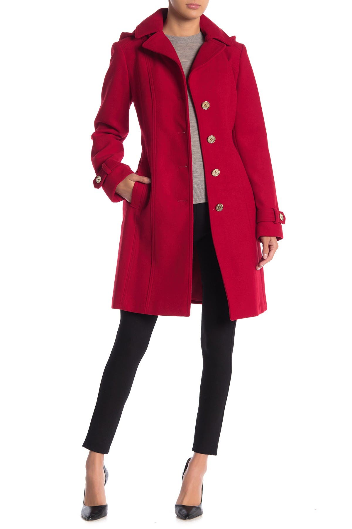 michael kors coat with hood