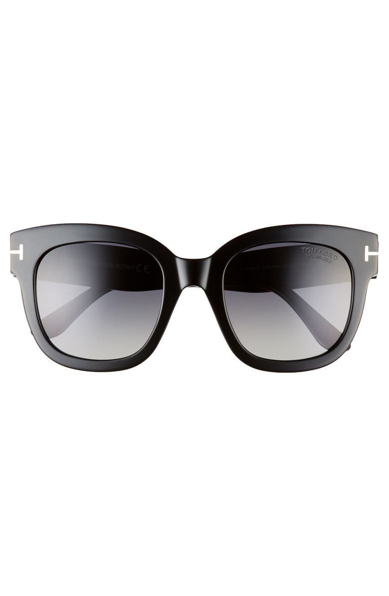 TOM FORD Beatrix 52mm Polarized Gradient Square Sunglasses | Nordstrom