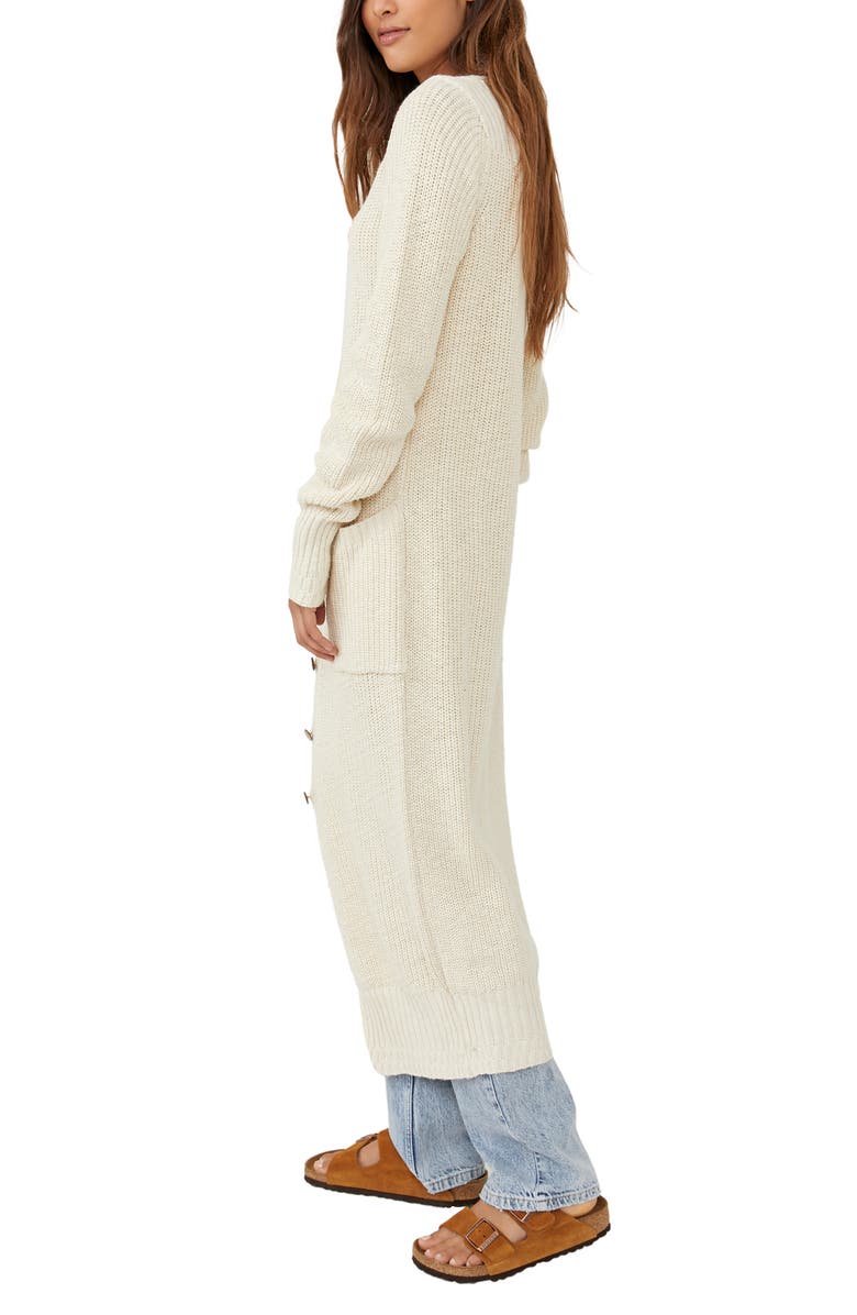 Free People It's Alright Cotton Cardigan Duster, Alternate, color,