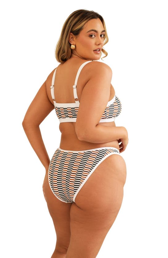 Dippin Daisys Kelly Bandeau Bikini Top In Cola