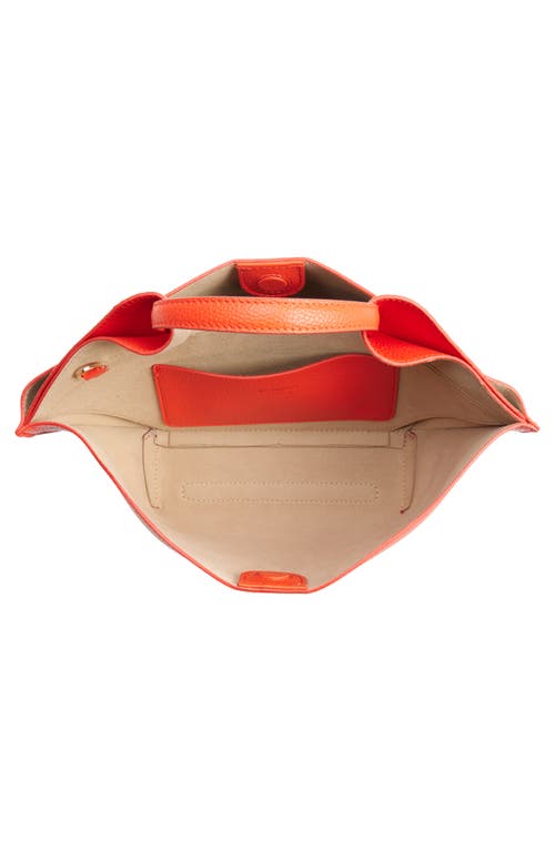 Ree Projects Mini Ann Leather Tote In Flame