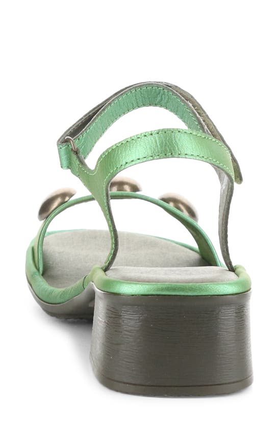 Shop Fly London Exie Ankle Strap Sandal In Green Idra