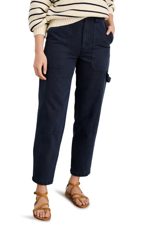 Alex Mill Phoebe Cotton Painter's Pants in Navy