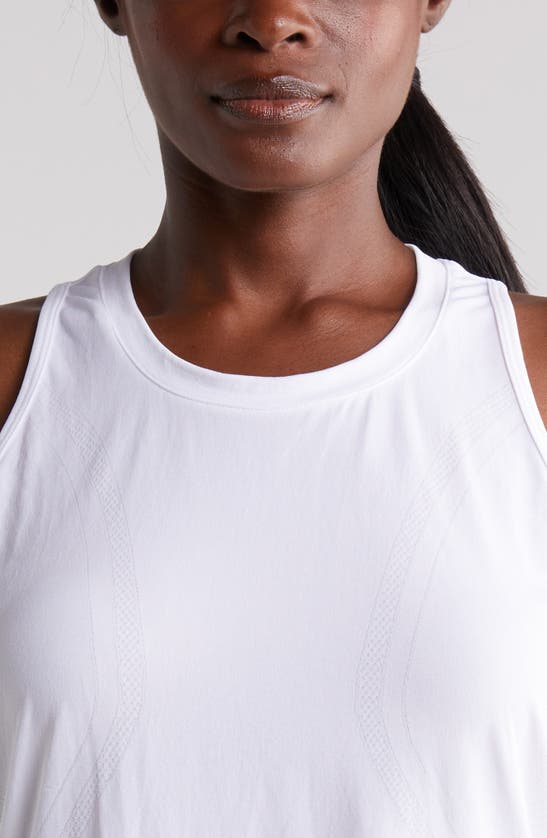 Shop Zella Propel Seamless Tank In White