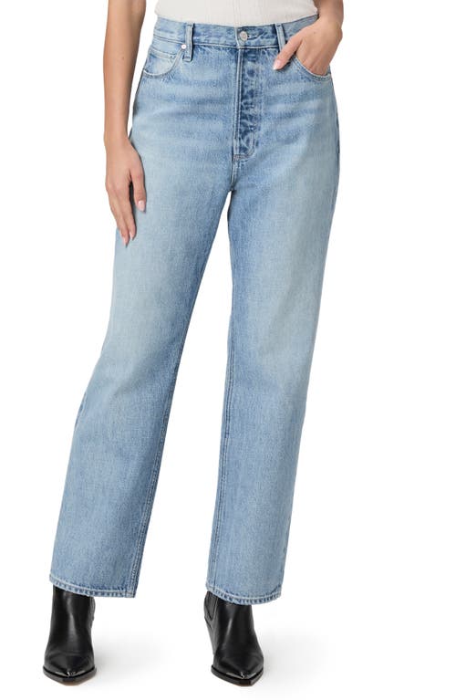 Shop Paige Sawyer High Waist Straight Leg Jeans In Britain Distressed