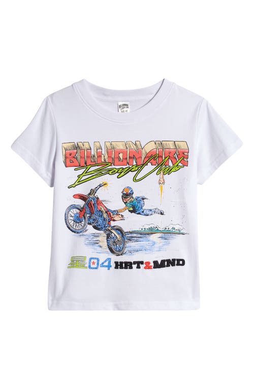 Billionaire Boys Club Kids' Moto Beach Graphic T-Shirt White at Nordstrom,