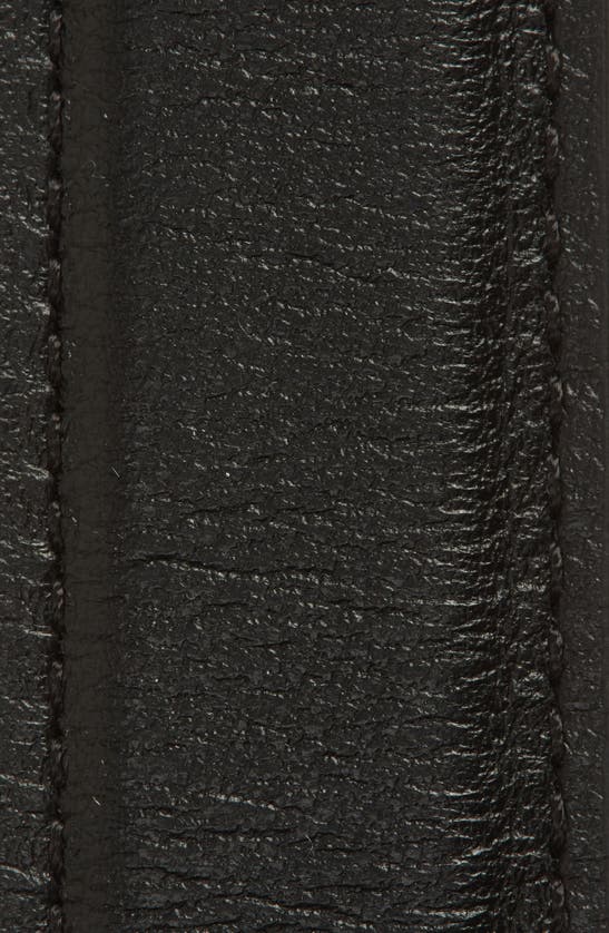 Cult Gaia Fiore Leather Belt In Black