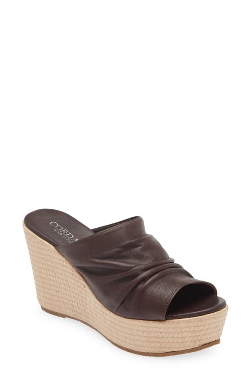 Cordani Henley Espadrille Platform Wedge Slide Sandal Nappa Pelle at Nordstrom,