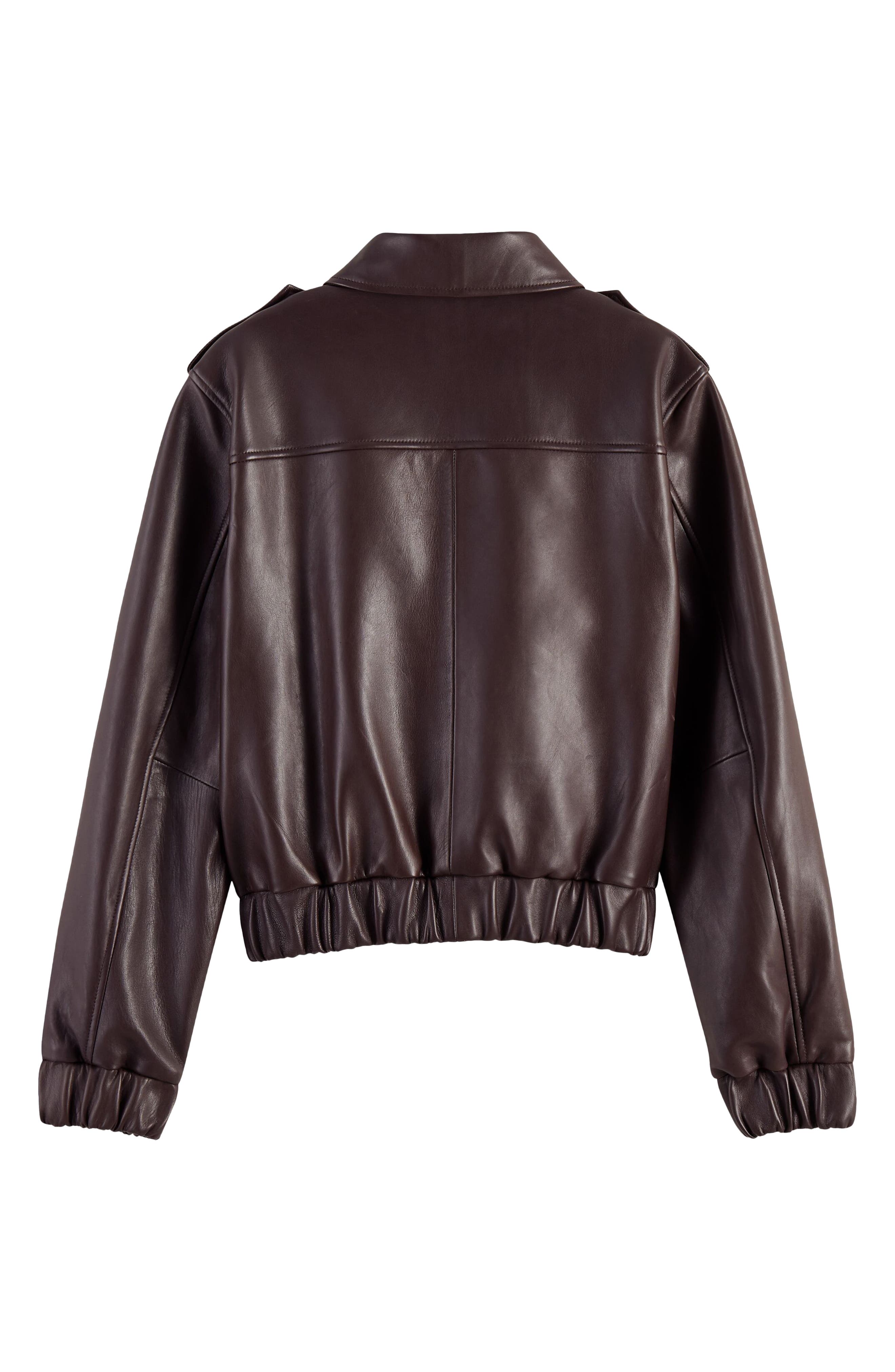 leather bomber jacket nordstrom