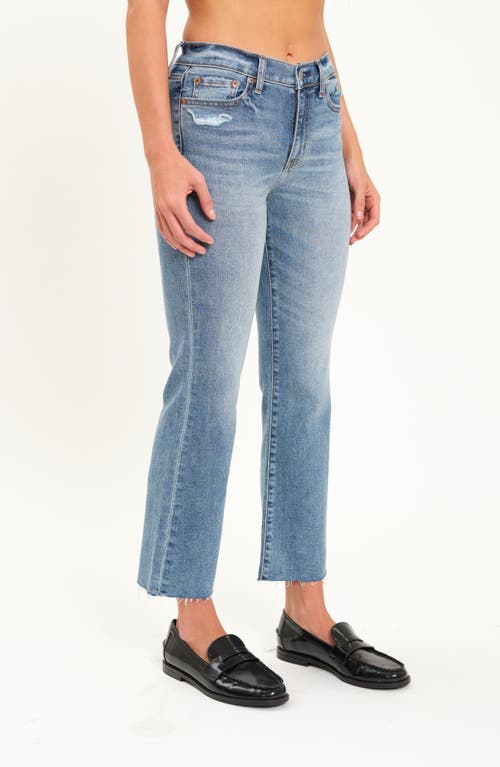 Shop Daze Runaway Low Rise Crop Flare Jeans In Downtown