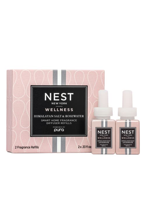 Nest New York Himalayan Salt & Rosewater Pura Refill, Set Of 2 In Himalayan
