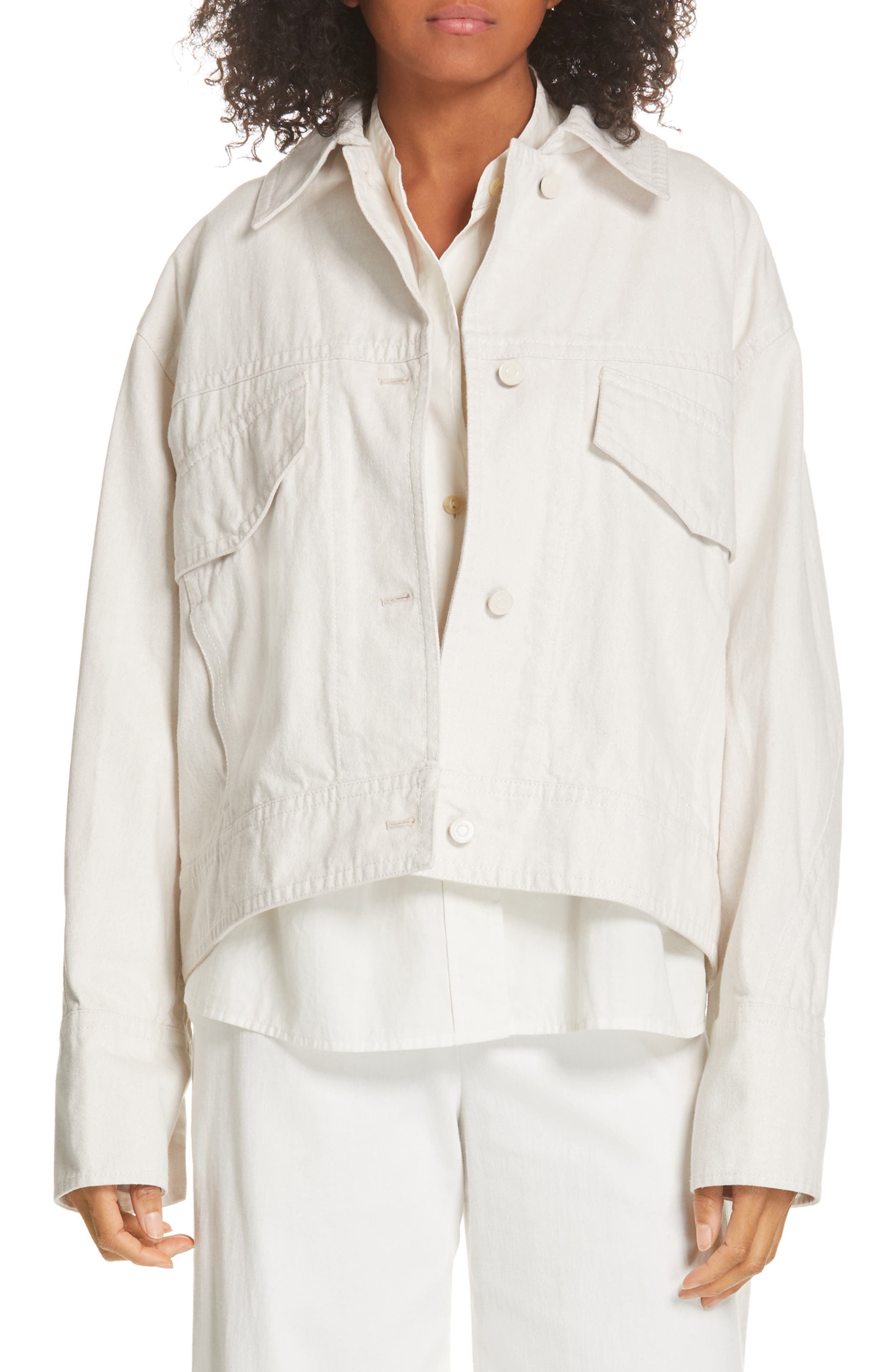 vince denim utility jacket