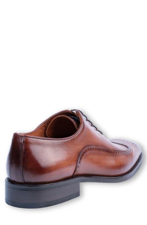 Vellapais Caddy Medallion Wingtip Oxford In Cognac