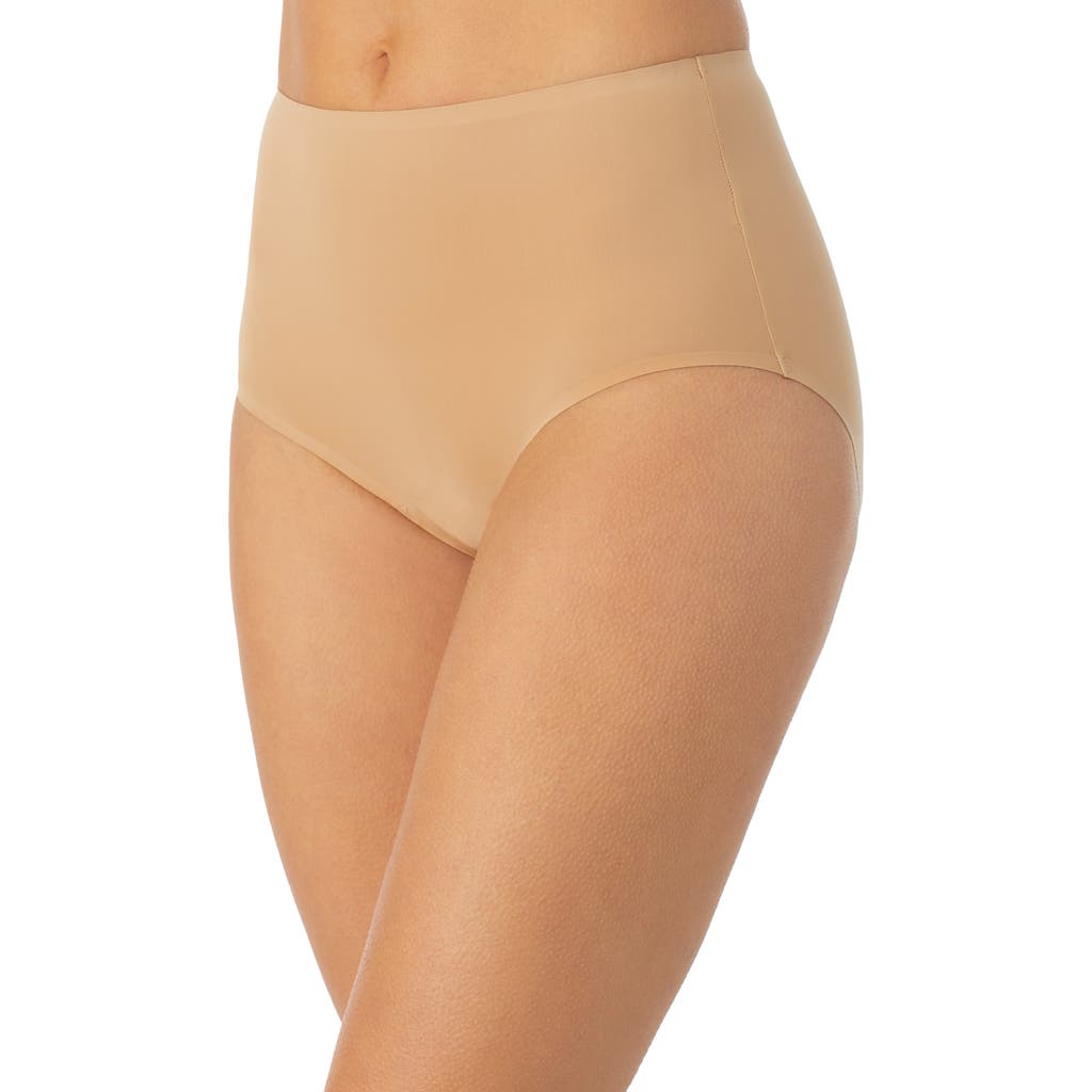 Le Mystere Le Mystère Comfort Cooling Briefs In Ivory/tan Print