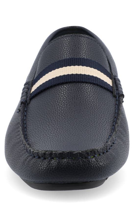 Vance Co. Griffin Tru Comfort Slip-on Driver In Blue