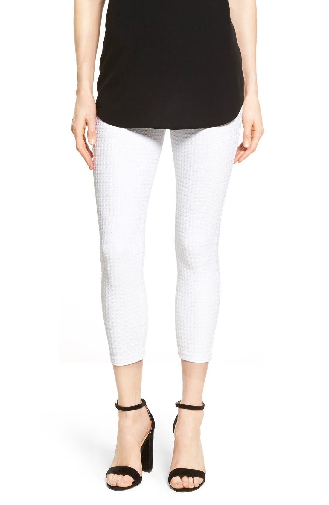 Hue Checkered Capri Leggings Nordstrom