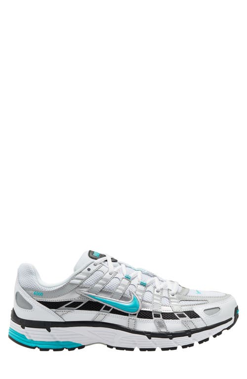 Shop Nike P-6000 Sneaker In White/dusty Cactus/silver