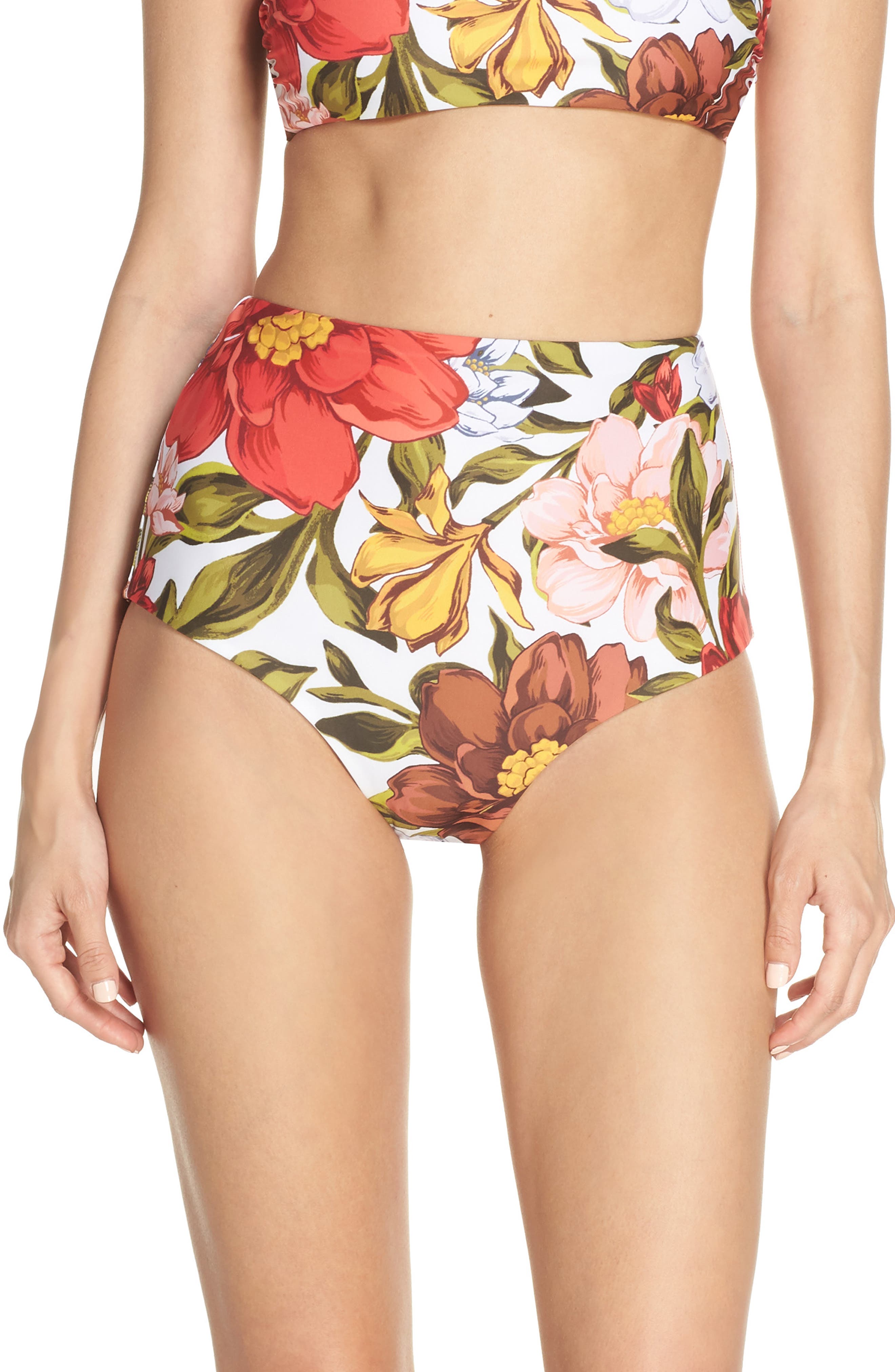 Mara Hoffman Lydia High Waist Bikini Bottoms
