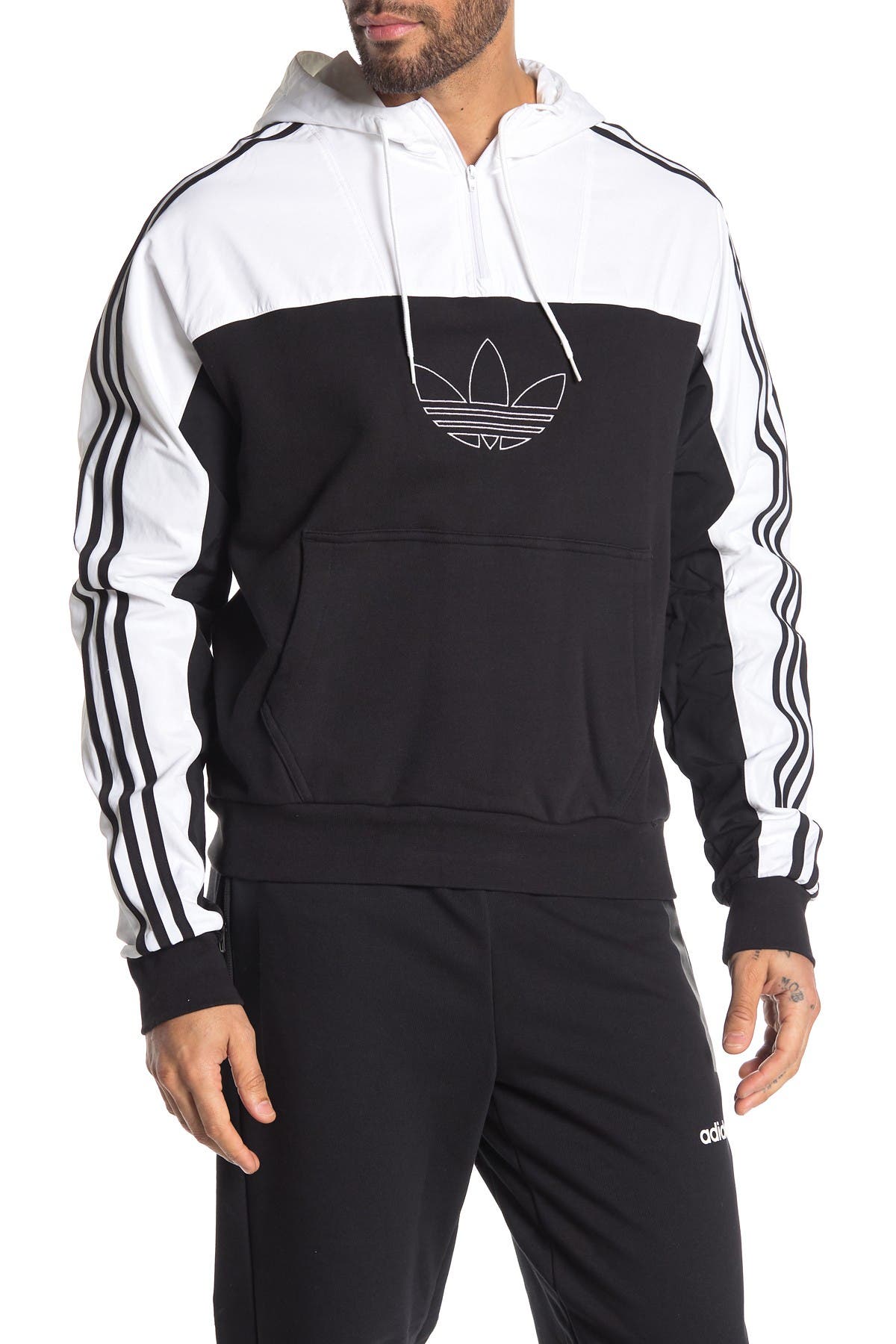 adidas | Mixed Colorblock Pullover Hoodie | Nordstrom Rack