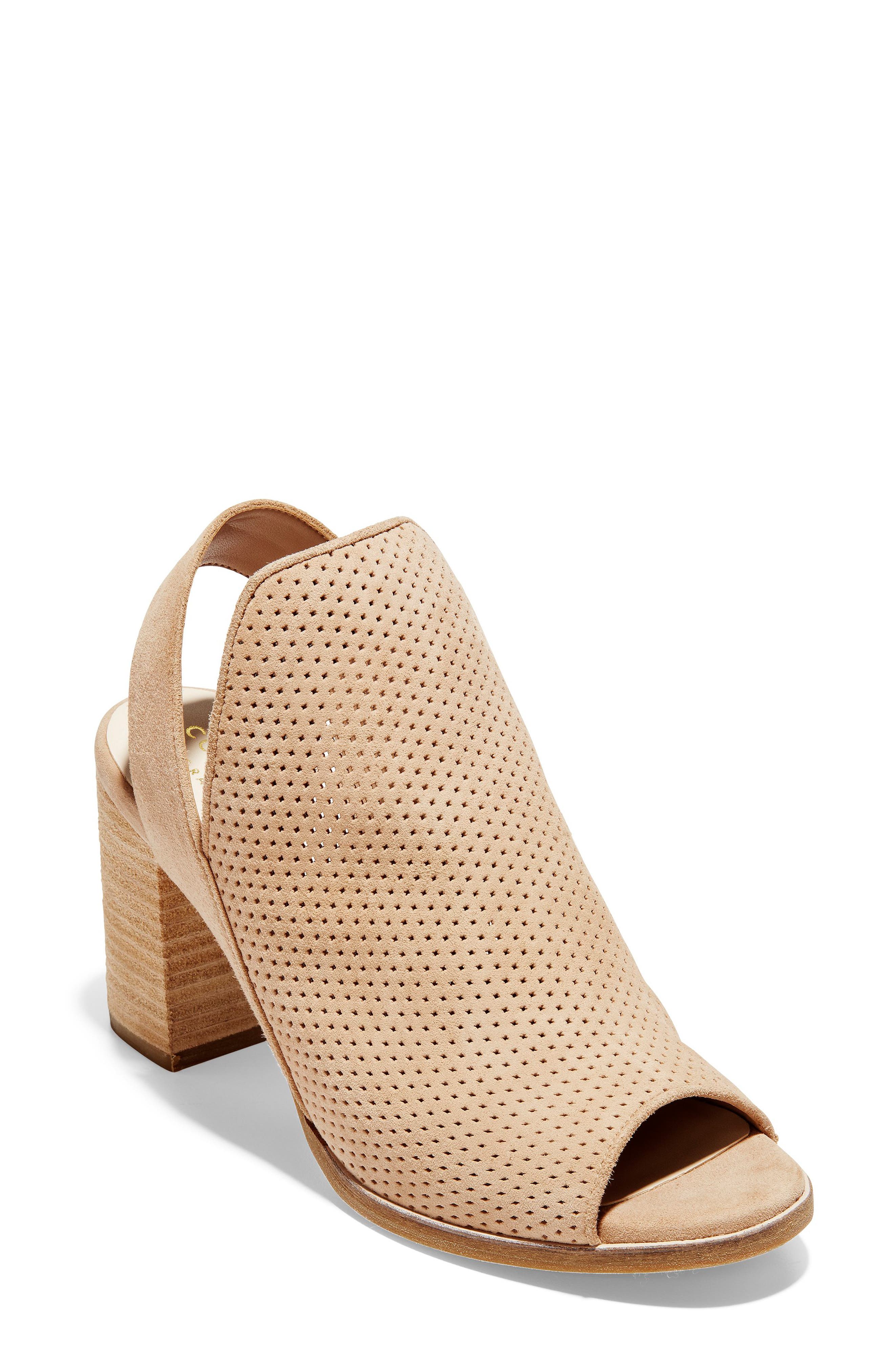 cole haan callista perforated slingback sandal