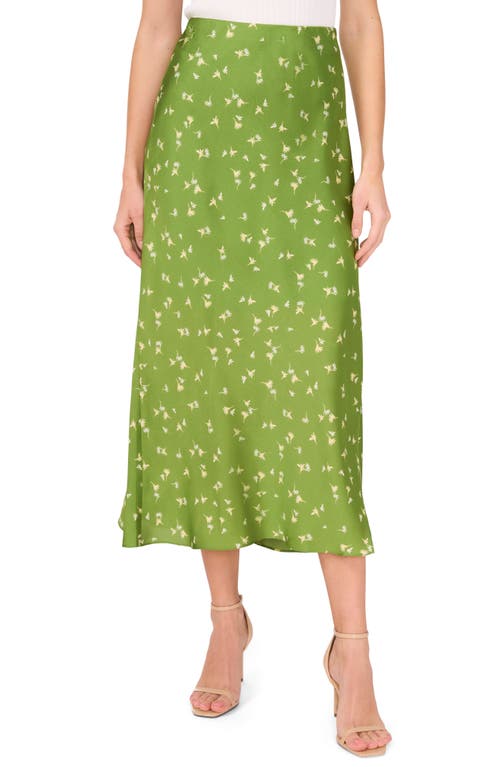 Halogenr Halogen(r) Side Slit Midi Skirt In Green