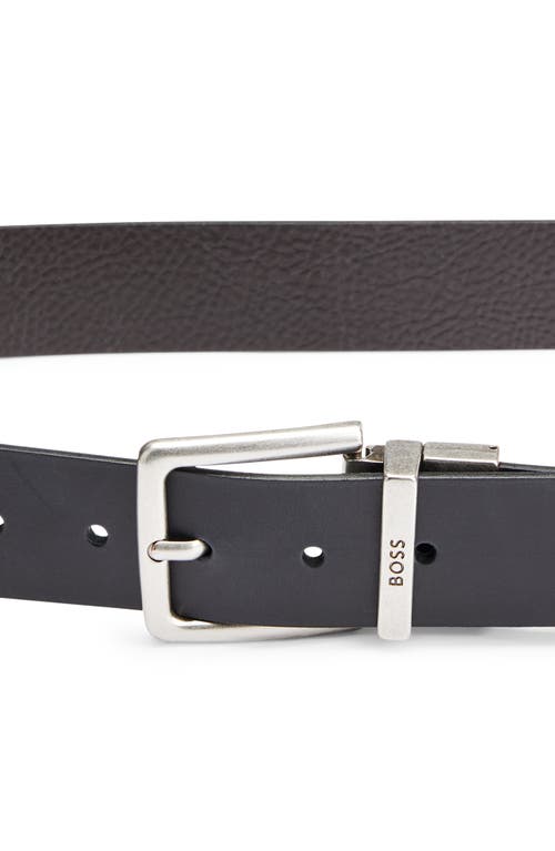 Shop Hugo Boss Boss Omar Reversible Belt In Black