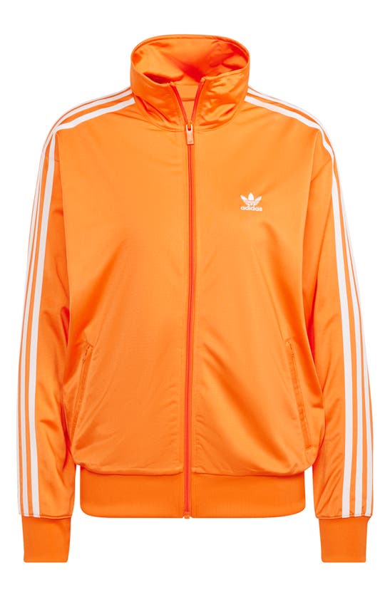 Shop Adidas Originals Adicolor Firebird Recycled Polyester Track Jacket In Orange
