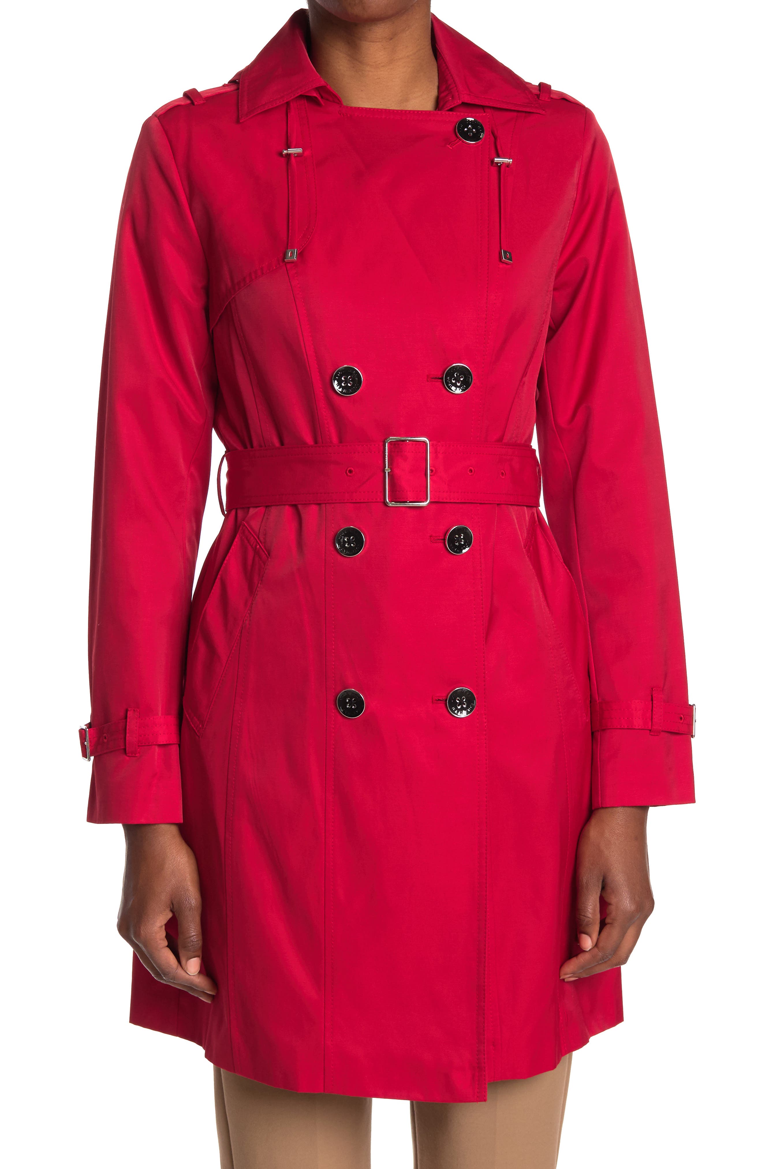 Cole Haan Belted Hooded Trench Coat Nordstrom Rack