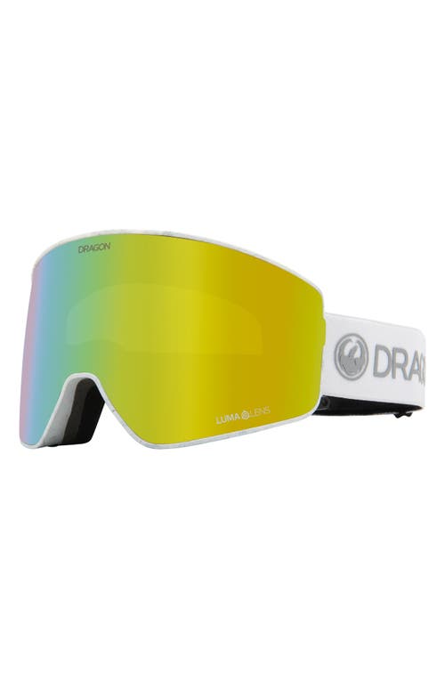 DRAGON PXV2 62mm Snow Goggles with Bonus Lens in Carrara Llgoldion