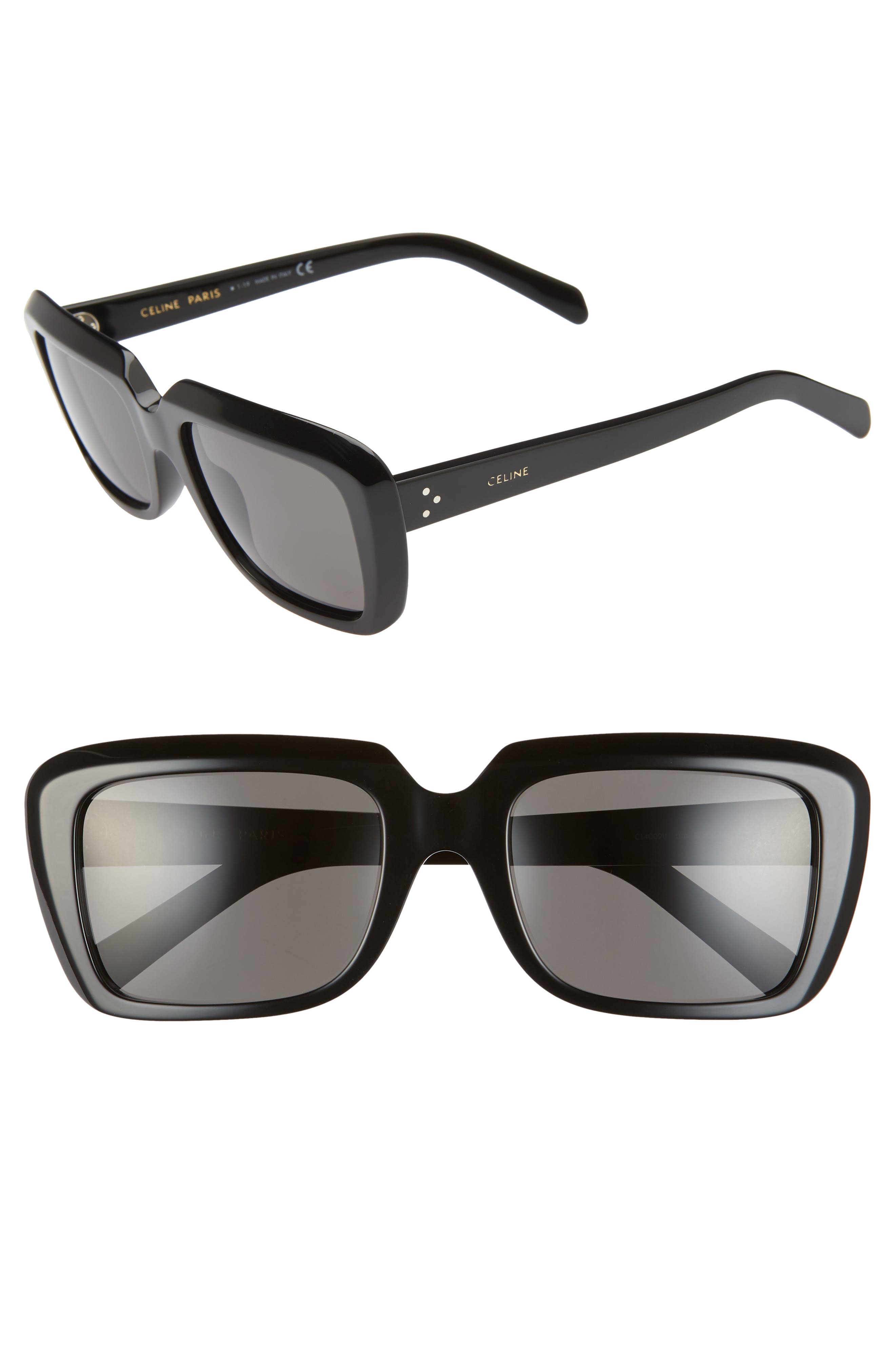 CELINE 57mm Square Sunglasses Nordstrom