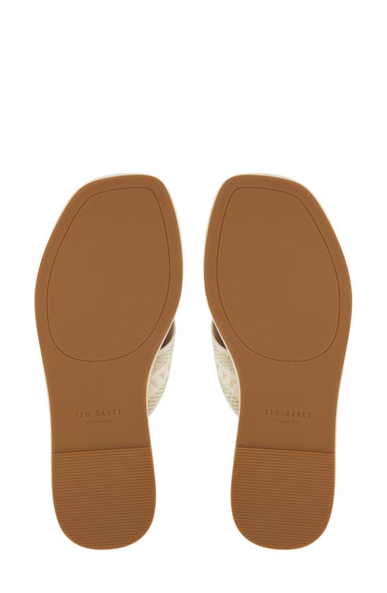 Ted Baker Ashika Icon Slide Sandal In White