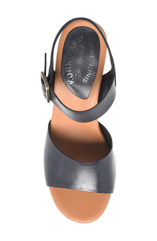 Shop Kork-ease ® Heleena Sandal In Black Leather