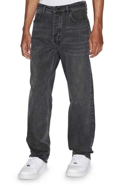 Men's Black Straight Fit Jeans