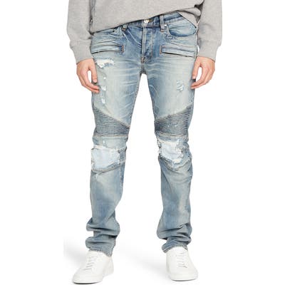 Hudson Jeans Blinder Biker Skinny Fit Jeans, Blue