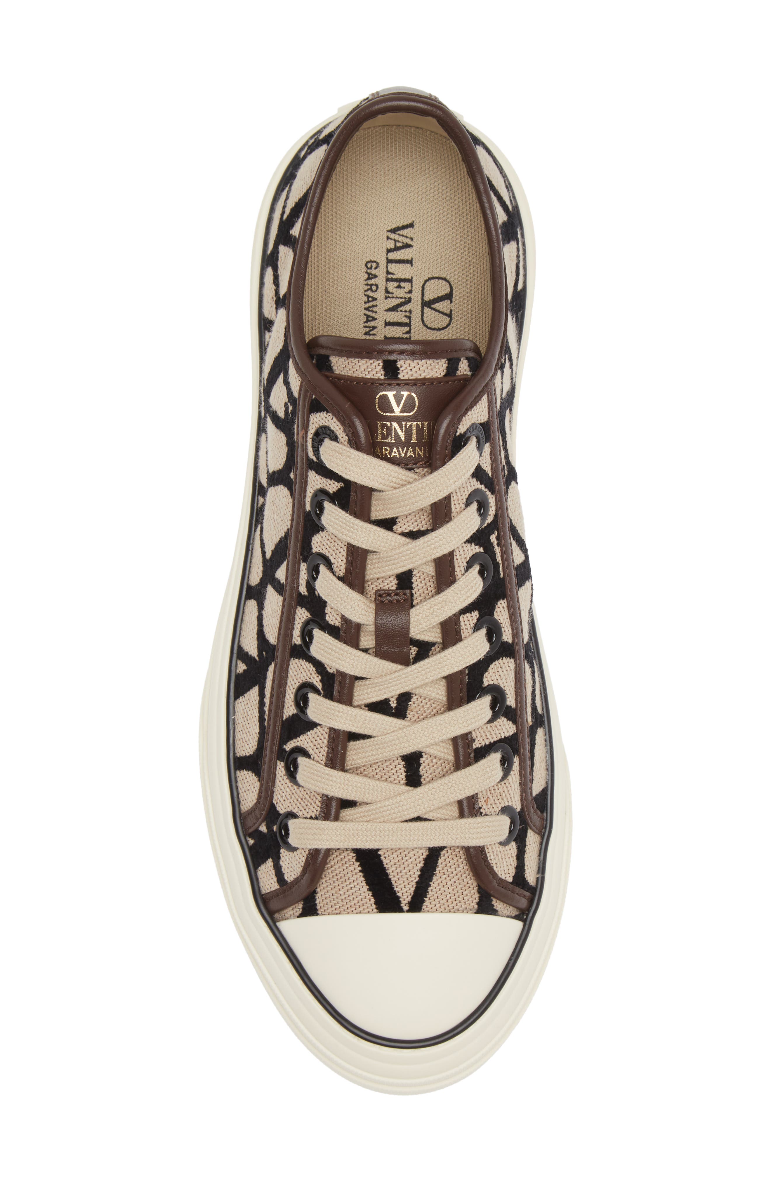 VLogo Pace leather-trimmed sneakers