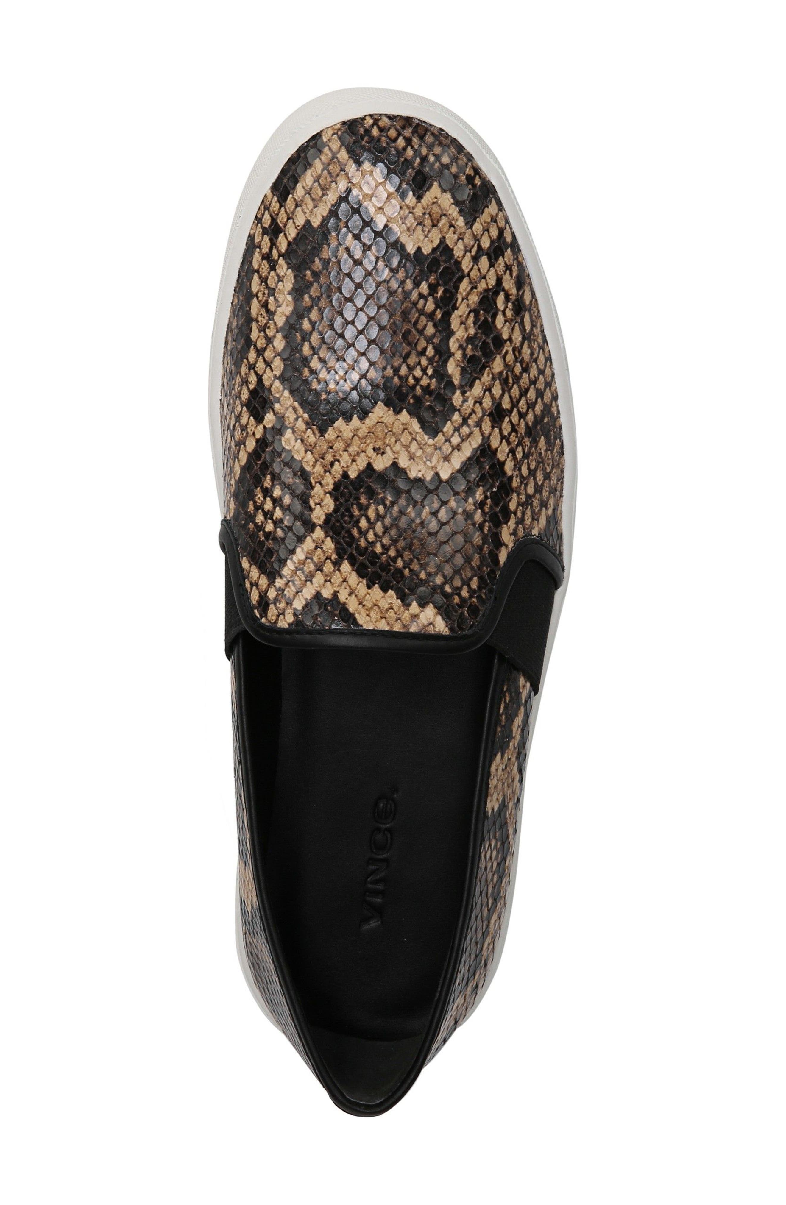 vince snakeskin sneakers