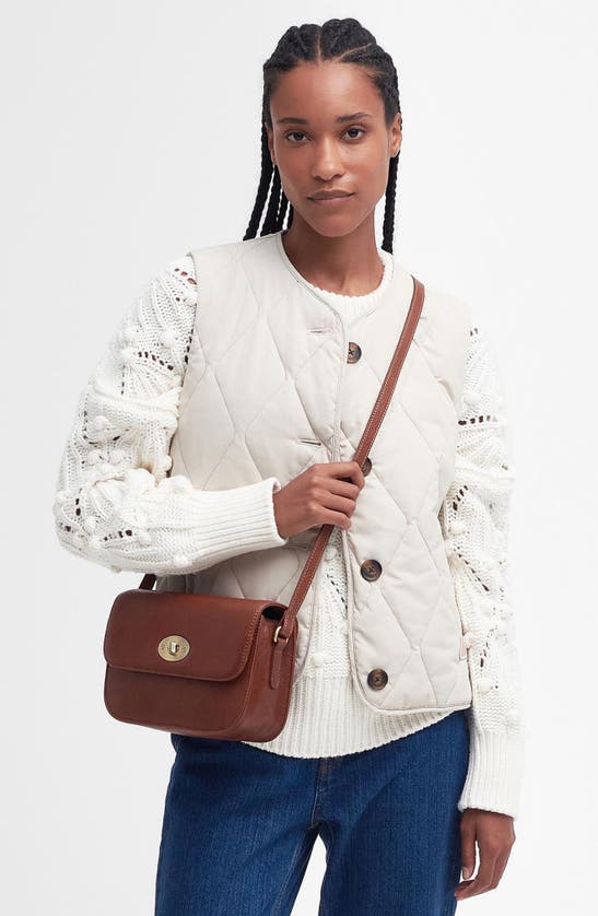 BARBOUR BARBOUR ISLA LEATHER CROSSBODY BAG