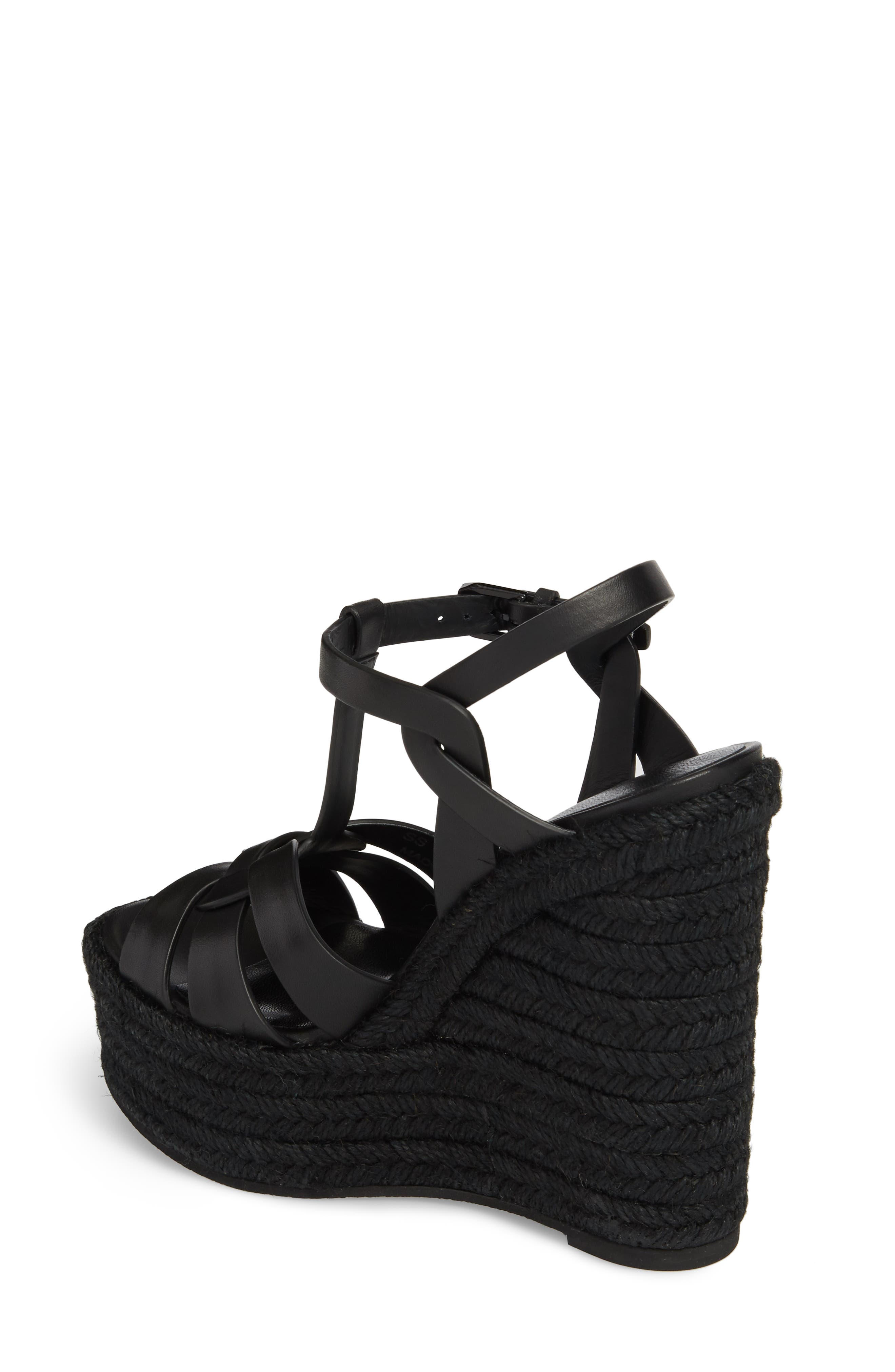 Saint Laurent Tribute Espadrille Wedge Nordstrom