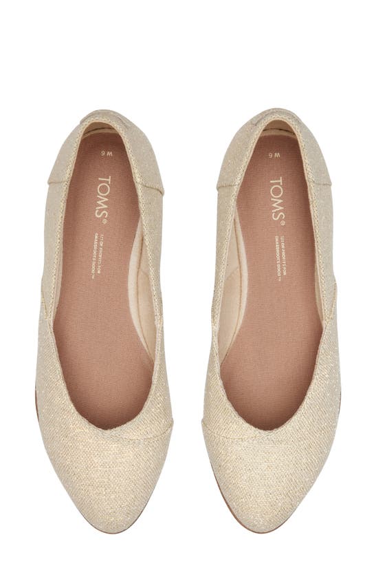Toms Women's Jutti Neat Classic Almond Toe Flats In Natural