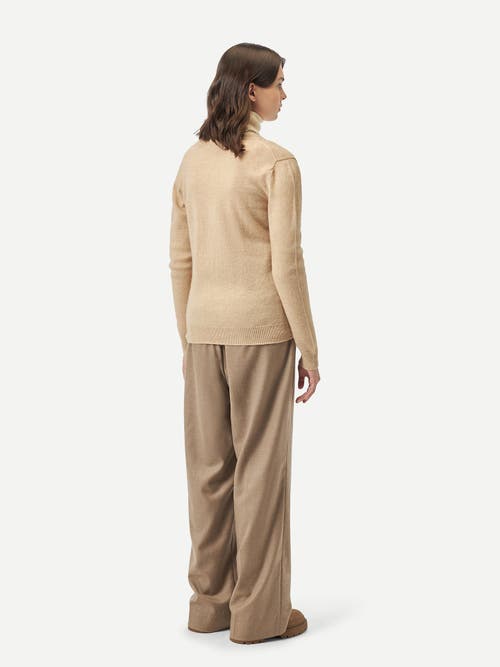 Shop Gobi Cashmere V-neck Cardigan In Beige