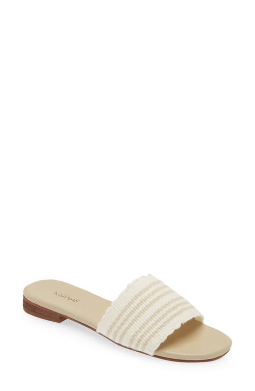 Kaanas Sage Slide Sandal In Oat