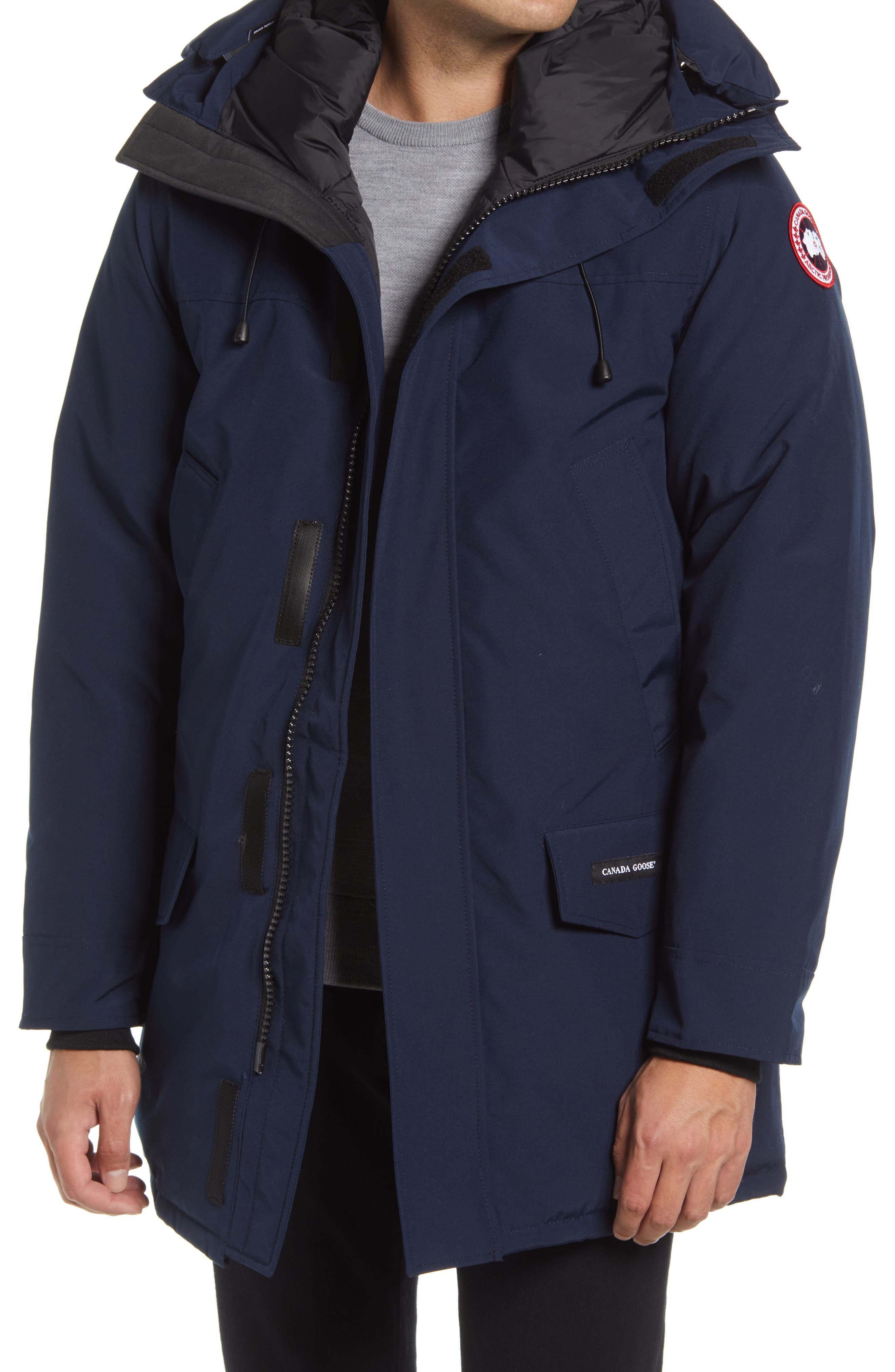 canada goose coat mens blue