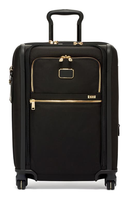 Tumi Alpha 3 22-inch Wheeled Dual Access Continental Carry-on Bag In Black/gold