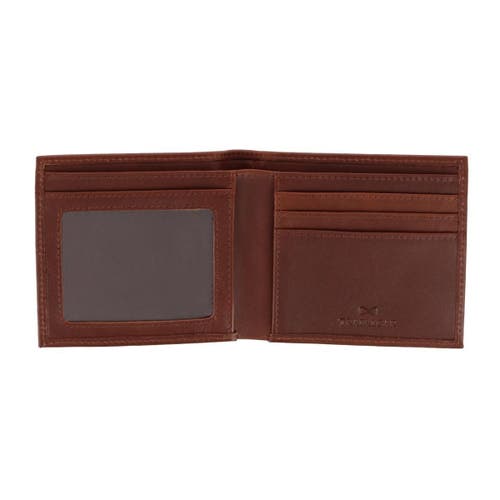 Trafalgar Cabot Cortina Bi-fold Leather Wallet In Honey Maple
