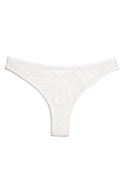 Shop Etam Jewel Tanga In Ecru