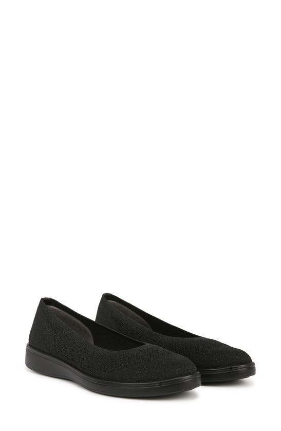 Shop Bzees Atlantic Knit Flat In Black