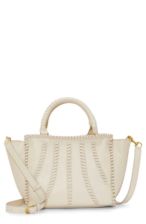 Vince Camuto Nakia Leather Satchel in Warm Vanilla Cow at Nordstrom