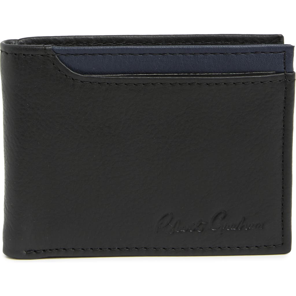 Robert Graham Coupe Leather Passcase Wallet In Black