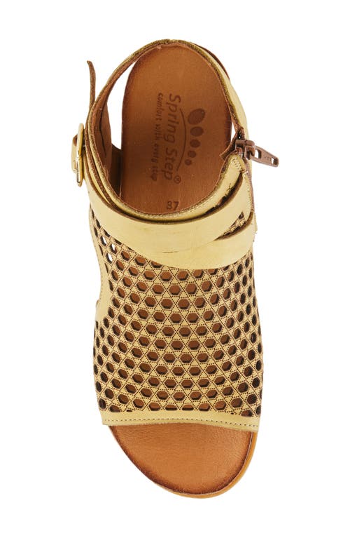 Spring Step Covington Sandal In Pistachio